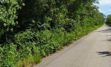 PRECIO DE OPORTUNIDAD!! EN VENTA TERRENO A PIE DE CARRETERA. YAXCABÁ, YUC