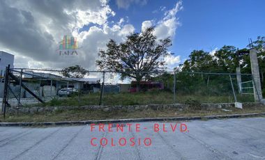Terreno en renta, uso de suelo comercial 600 m2