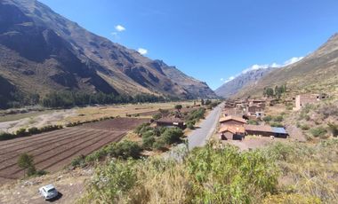 VENDO TERRENO DE 8000 M2 A PIE DE PISTA VALLE SAGRADO PISAC CUSCO PERU
