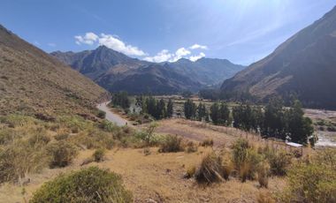 VENDO TERRENO DE 8000 M2 A PIE DE PISTA VALLE SAGRADO PISAC CUSCO PERU