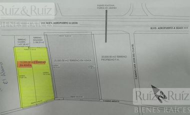 Terreno en Renta, Puerta del Milenio, 15,000 M2.