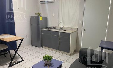 LOFT EN RENTA AMUEBLADO EN ZONA DORADA DE TAMPICO $6,000