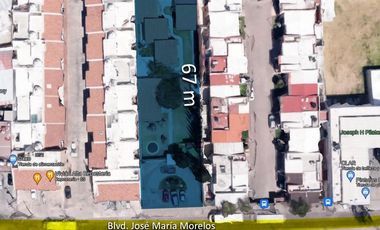 Terreno en venta y renta Blvd. José María Morelos