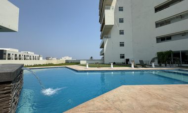 Departamento en  Riviera Veracruzana, vista al mar