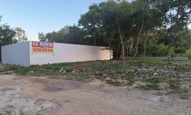 RENTA TERRENO COMERCIAL CANCÚN SUP. 300 MTS