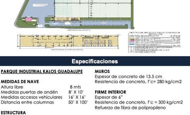 BODEGA EN RENTA PARQUE KALOS GUADALUPE NUEVO LEON