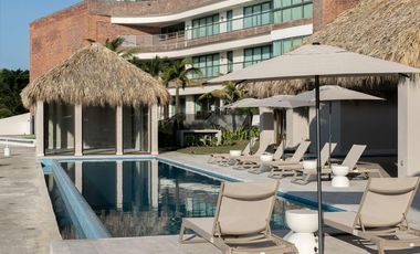 Departamento en VENTA o RENTA con ALBERCA y acceso al río, 2 recamaras, Dos Arenas