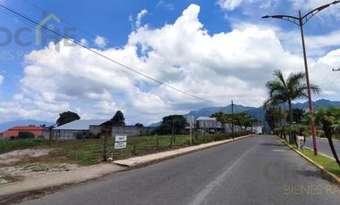 Terreno comercial en renta Huatusco Veracruz colonia Reserva Territorial