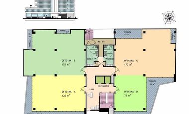 Costa de Oro Oficina Comercial EN RENTA de 300 m2 (MRO)