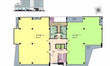 Costa de Oro Oficina Comercial EN RENTA de 300 m2 (MRO)