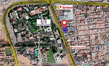 Terreno en Renta Av. Universidad, Ags. 2600 m²