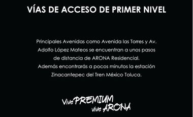 Casas Nuevas en Venta Residencial Arona Zinacantepec