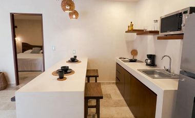Departamento en  venta de dos recamaras en la veleta, tulum