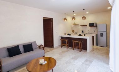 Departamento en  venta de dos recamaras en la veleta, tulum