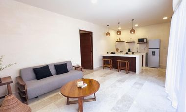 Departamento en  venta de dos recamaras en la veleta, tulum