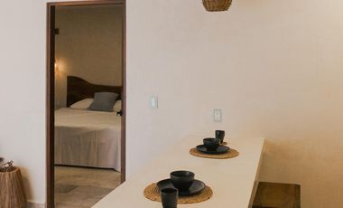 Departamento en  venta de dos recamaras en la veleta, tulum
