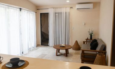 Departamento en  venta de dos recamaras en la veleta, tulum