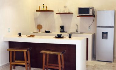 Departamento en  venta de dos recamaras en la veleta, tulum