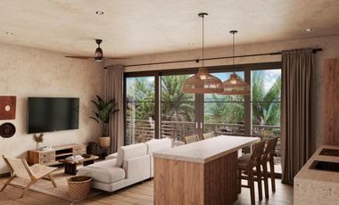 DEPARTAMENTO EN VENTA EN BACALAR 2 RECAMARAS CERCA A LA LAGUNA DE LOS 7 COLORES