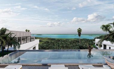 PentHouse 2 Habitaciones en BACALAR con Jacuzzi vista a la Laguna