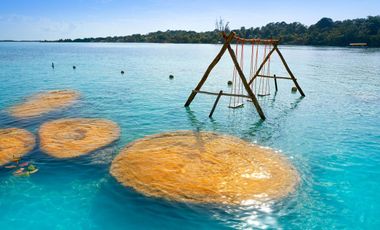 Villa en Bacalar de dos recamaras con vista a la laguna