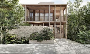 Casa en Venta Tulum, 3 o 4 habitaciones, Alberca, Palapa de meditación, Canchas