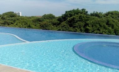 Departamento en VENTA de 147 m2 con vista al mar, ALBERCA, 2 recamaras en Fracc. Playas del Conchal