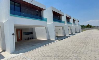 Ultimas casas en venta con tres habitaciones en fraccionamiento cerrado en Tlaxcala.