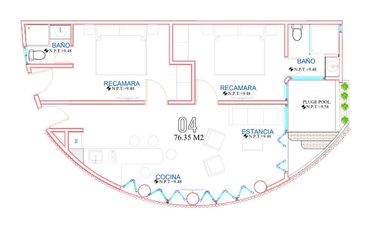 Venta Departamento La Veleta con Cenote artificial !