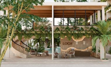 DEPARTAMENTO EN VENTA  EN TULUM 1 HABITACION/ ALBERCA /PRIVADA