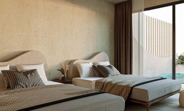 DEPARTAMENTO EN VENTA  EN TULUM 1 HABITACION/ ALBERCA /PRIVADA