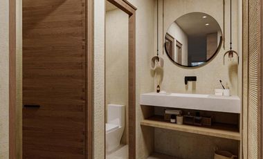 DEPARTAMENTO EN VENTA  EN TULUM 1 HABITACION/ ALBERCA /PRIVADA