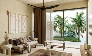 DEPARTAMENTO EN VENTA  EN TULUM 1 HABITACION/ ALBERCA /PRIVADA