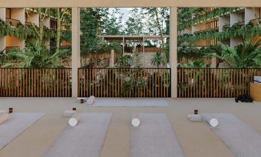 DEPARTAMENTO EN VENTA  EN TULUM 1 HABITACION/ ALBERCA /PRIVADA