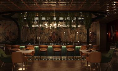 DEPARTAMENTO EN VENTA EN TULUM 1 HABITACION/ ELEVADOR/ SPA / AREA COMERCIAL