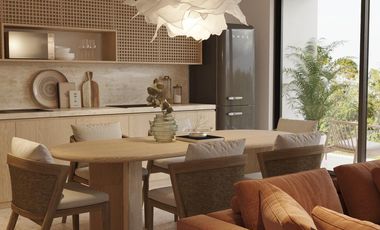 DEPARTAMENTO EN VENTA EN TULUM 1 HABITACION/ ELEVADOR/ SPA / AREA COMERCIAL