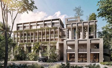 DEPARTAMENTO EN VENTA EN TULUM  1 HABITACION/ LOBBY/ RESTAURANTE/ BAR/ PISCINA