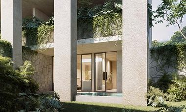 DEPARTAMENTO EN VENTA EN TULUM  1 HABITACION/ LOBBY/ RESTAURANTE/ BAR/ PISCINA