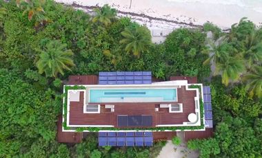 Se vende hermosa villa ecosostenible dentro de la reserva de Sian Kaan, Tulum