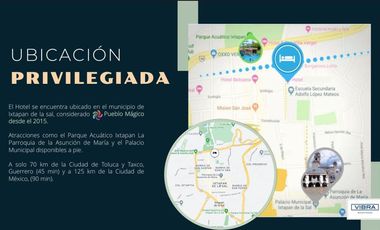 Hotel Boutique a la venta en Ixtapan de la Sal.
