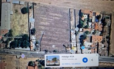 Terreno Comercial en Renta Tesistan sobre avenida