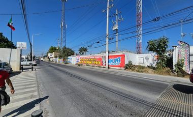 Terreno Comercial en Renta Tesistan sobre avenida