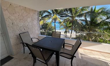 Beach front condo en renta akumal México
