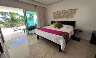 Beach front condo en renta akumal México