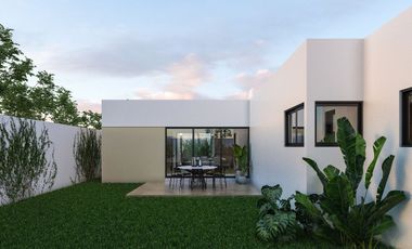 CASA 1 PISO  DE DOS RECAMARAS MODELO AUREA VENTA MERIDA CONKAL