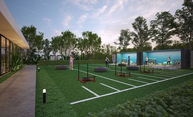 CASA 1 PISO  DE DOS RECAMARAS MODELO AUREA VENTA MERIDA CONKAL