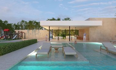 CASA 1 PISO  DE DOS RECAMARAS MODELO AUREA VENTA MERIDA CONKAL