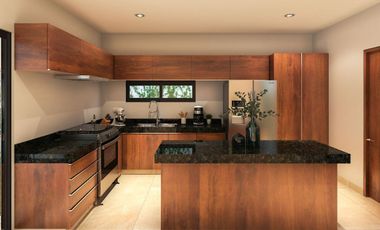 CASA 1 PISO  DE DOS RECAMARAS MODELO AUREA VENTA MERIDA CONKAL