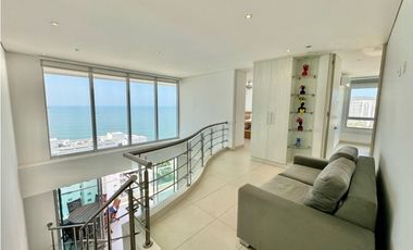 Apartamento duplex en venta con vista la mar