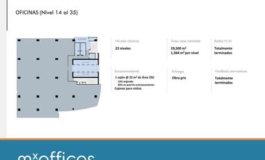Venta  oficina en Obra Gris de 228.98 m² en  Santa Maria en  Monterrey N.L